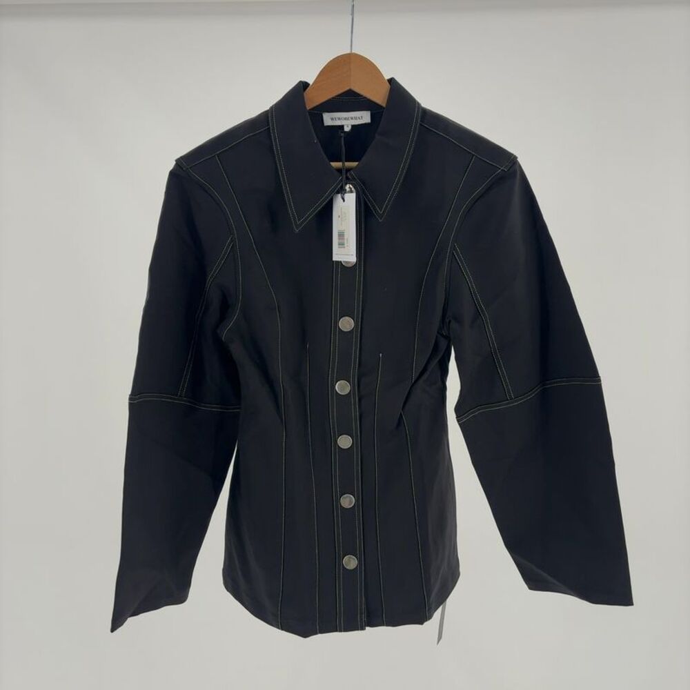 WeWoreWhat Structured Balloon Sleeve Shirt
